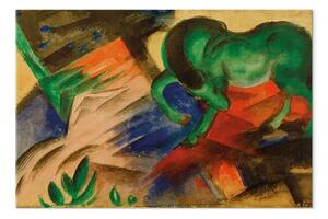Riproduzione Franz Marc - Cavallo Verde