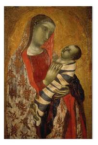 Riproduzione Ambrogio Lorenzetti - Madonna col Bambino