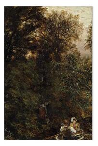Quadro famoso Adolph von Menzel - Viaggio in barca