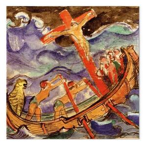 Riproduzione Franz Marc - Incrociatori nella tempesta