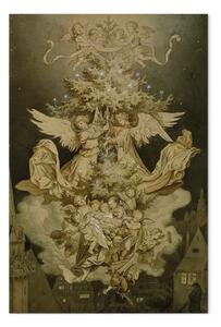 Riproduzione quadro Adrian Ludwig Richter - Vigilia di Natale