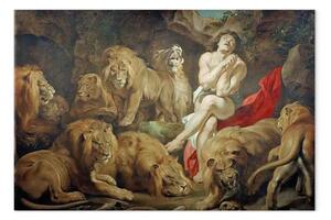 Riproduzione Peter Paul Rubens - Daniele nella fossa dei leoni