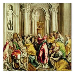 Quadro famoso El Greco - Gesù scaccia i mercanti dal tempio