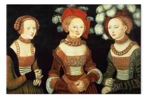 Riproduzione quadro Lucas Cranach the Elder - Tre principesse di Sassonia, Sibilla