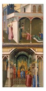 Quadro famoso Ambrogio Lorenzetti - Due scene della vita di San Nicola