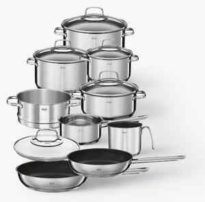 Set 10 pentole in acciaio inox Elegance