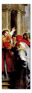 Riproduzione Peter Paul Rubens - Santo Stefano che predica, dal Trittico di Santo Stefano