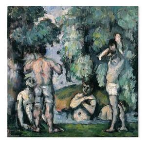 Quadro famoso Paul Cézanne - Le Cinque Bagnanti