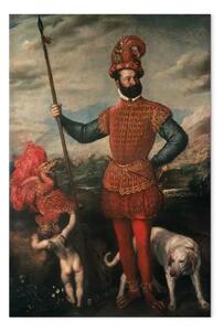 Riproduzione quadro Titian - Ritratto di un nobile italiano