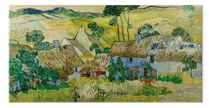 Quadro famoso Vincent Van Gogh - Fattorie vicino a Auvers