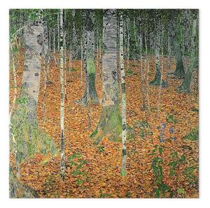 Quadro famoso Gustav Klimt - Birch Forest