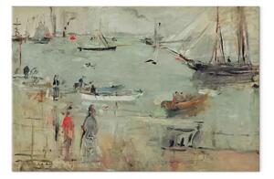 Quadro famoso Berthe Morisot - Scena del porto, Isola di Wight