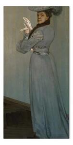 Quadro famoso Oskar Zwintscher - Ritratto in gabinetto grigio