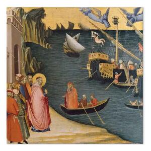 Riproduzione quadro Ambrogio Lorenzetti - Il miracolo del mais di San Nicola