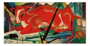 Riproduzione quadro Franz Marc - La mucca del mondo