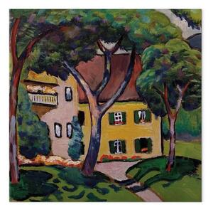 Riproduzione August Macke - Staudacherhaus a Tegernsee