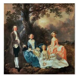 Quadro famoso Thomas Gainsborough - Il signore e la signora John Gravenor con le loro figlie, Elizabeth e Dorothea