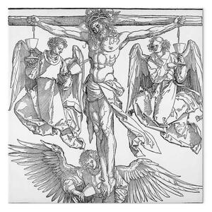 Riproduzione quadro Albrecht Dürer - Cristo in croce con tre angeli