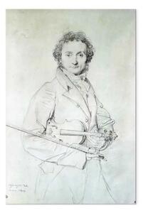 Riproduzione Jean-Auguste-Dominique Ingres - Portrait of Niccolo Paganini