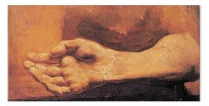 Riproduzione Théodore Géricault - Studio di una mano e di un braccio
