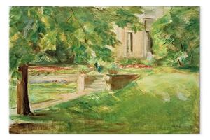 Riproduzione quadro Max Liebermann - Casa e terrazza esposte a sud-ovest
