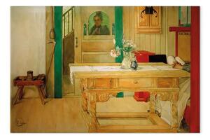 Riproduzione quadro Carl Larsson - Pisolino domenicale