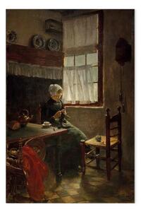 Riproduzione Max Liebermann - Lavoro silenzioso