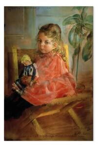 Quadro famoso Carl Larsson - Greta e Dora-Nora