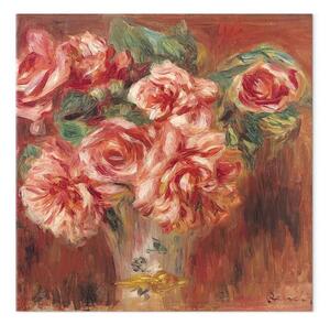 Riproduzione quadro Pierre-Auguste Renoir - Rose in vaso