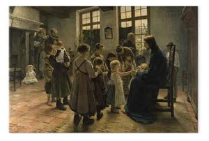 Quadro famoso Fritz von Uhde - Lascia che i bambini vengano a me