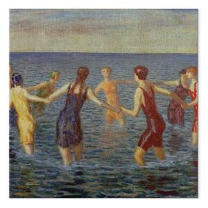 Quadro famoso Franz von Stuck - Donne che fanno il bagno