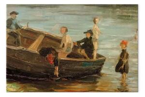 Riproduzione quadro Franz Marc - Bambini in barca