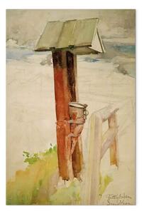 Riproduzione Carl Larsson - Il fondo per i poveri a Sundborn