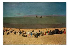 Quadro famoso Félix Vallotton - La spiaggia di Honfleur