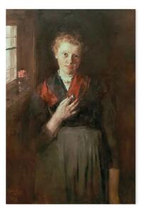 Quadro famoso Wilhelm Leibl - Ragazza alla finestra