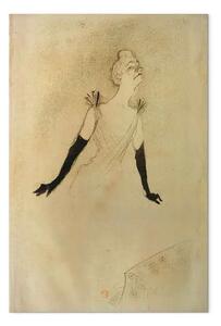 Riproduzione quadro Henri de Toulouse-Lautrec - Yvette Guilbert