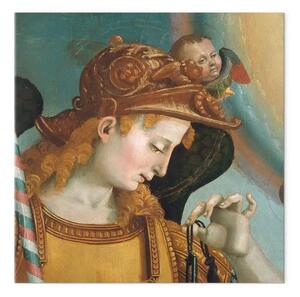 Riproduzione quadro Luca Signorelli - Madonna con Trinità, Arcangeli e Santi