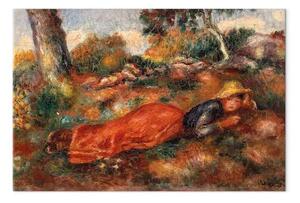 Quadro famoso Pierre-Auguste Renoir - Giovane ragazza sdraiata sull'erba