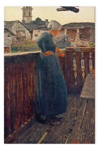 Riproduzione Giovanni Segantini - Sul balcone