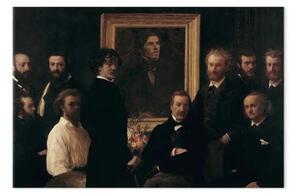 Riproduzione quadro Henri Fantin-Latour - Omaggio a Delacroix