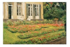 Riproduzione quadro Max Liebermann - La terrazza fiorita nel giardino Wannsee a nord-ovest