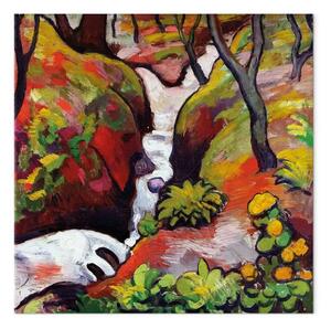Riproduzione quadro August Macke - Waldbach