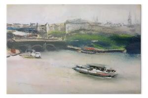 Riproduzione quadro Max Liebermann - Binnenalster con il Lombardsbrücke, Amburgo