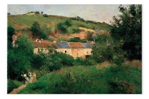 Riproduzione quadro Camille Pissarro - La strada del villaggio