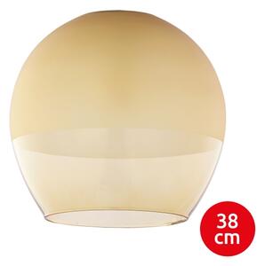 BRILAGI-LED Lampada a sospensione con cavo RETRO GLASS 1xE27/60W/230V cromo opaco/beige fumé