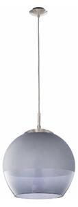 BRILAGI - LED Lampadario a cavo RETRO GLASS 1xE27/60W/230V cromo opaco/grigio fumé