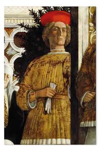 Riproduzione Andrea Mantegna - Ludovico III Gonzaga con famiglia e corte