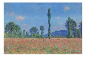 Riproduzione Claude Monet - Campo di papaveri