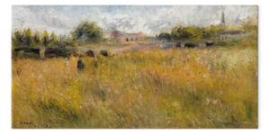 Riproduzione Pierre-Auguste Renoir - Paesaggio sulle rive della Senna a Rueil
