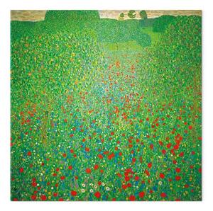 Quadro famoso Gustav Klimt - Poppy Field